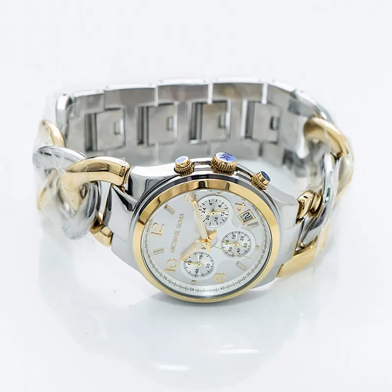 Michael Kors Runway Chronograph Two-tone Ladies Watch- MK3199